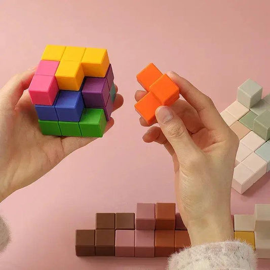  Food Grade Silicone Building Blocks For Montessori Safe -  ToylandEU™