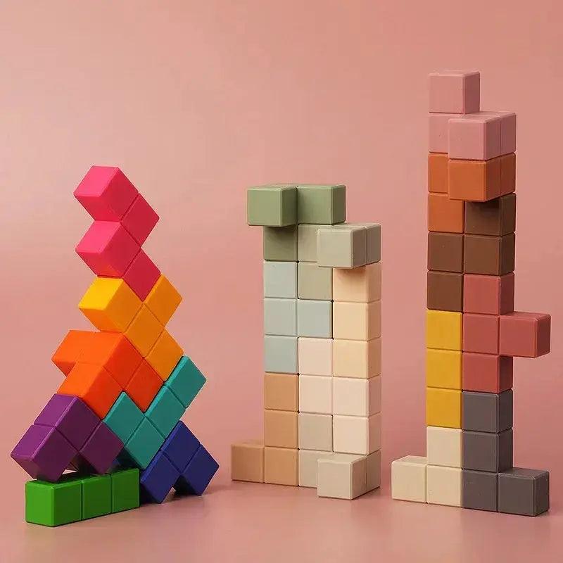  Food Grade Silicone Building Blocks For Montessori Safe -  ToylandEU™