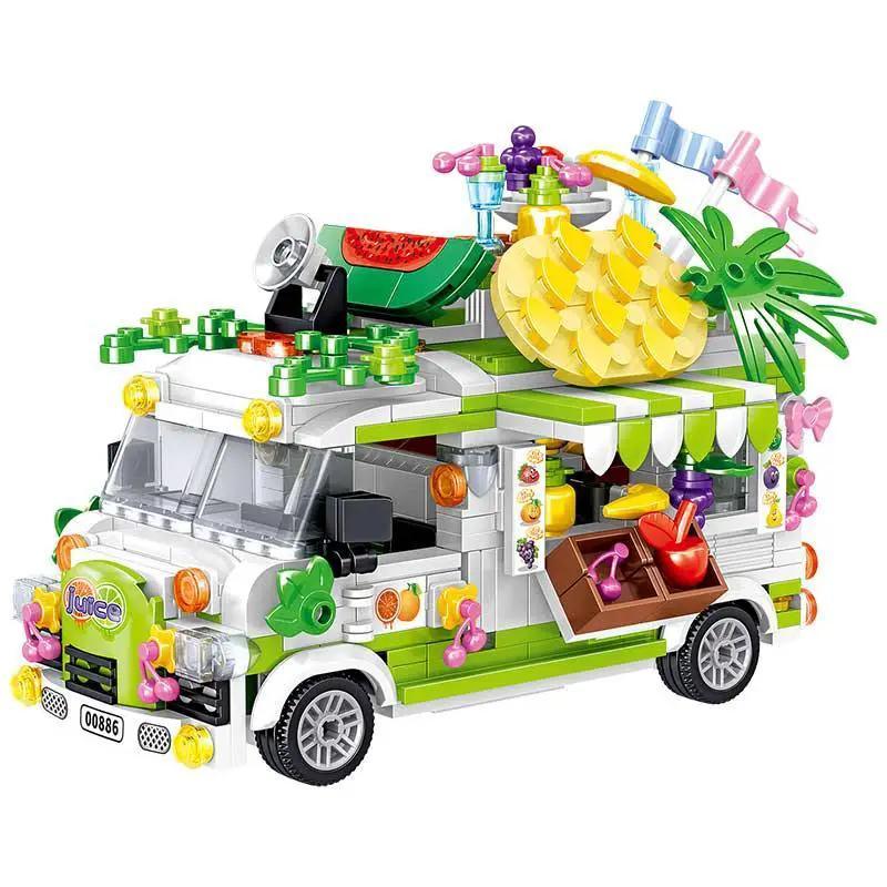  Fruit Cart Food Truck Building Block toys Minifigures Food Trucks Fun for All over 500 Pieces -  ToylandEU™