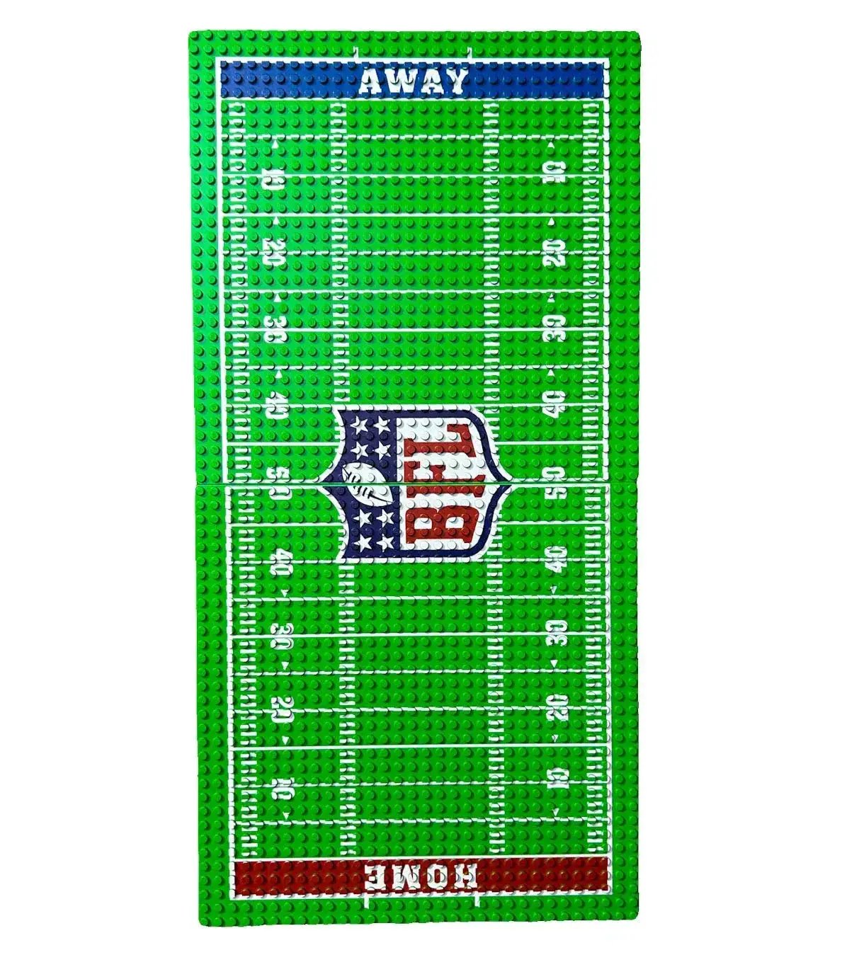 Custom LEGO Football Field UV Printed On Baseplates - ToylandEU