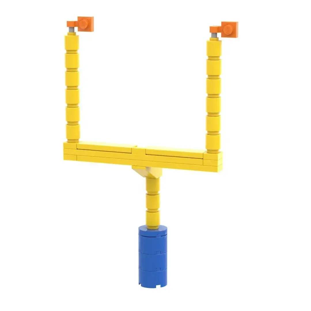 Football Field Goal Post made using LEGO parts - ToylandEU