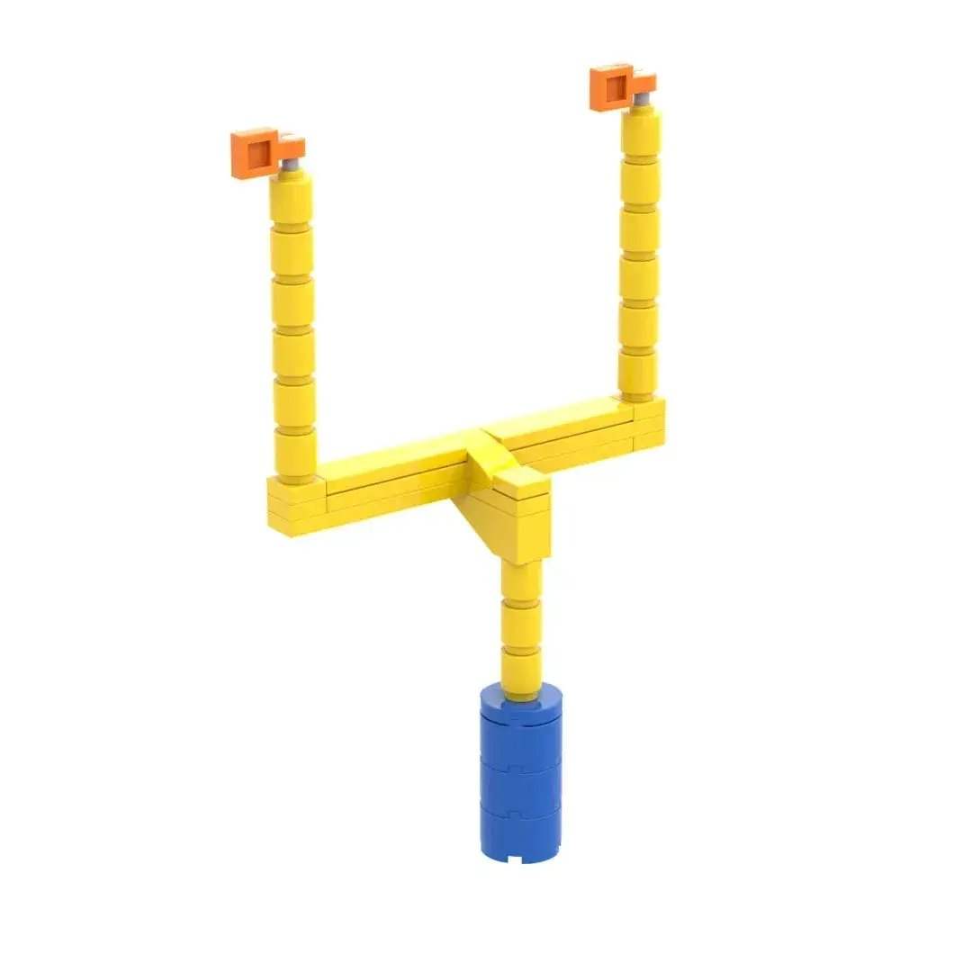 Football Field Goal Post made using LEGO parts - ToylandEU