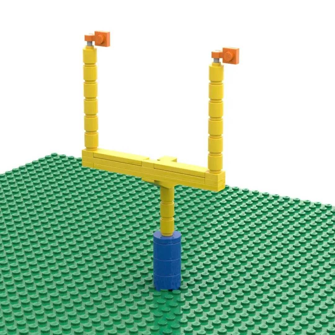 Football Field Goal Post made using LEGO parts - ToylandEU