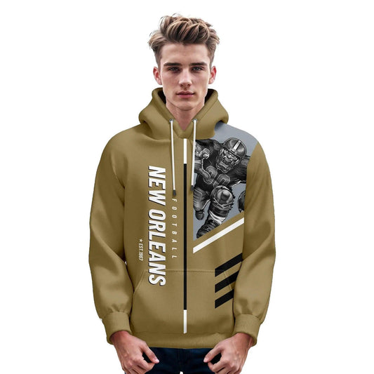  Personalized New Orleans Football Hoodie - 3D City Mascot Sweatshirt for Men, Women, and Youth Gifts -  ToylandEU™