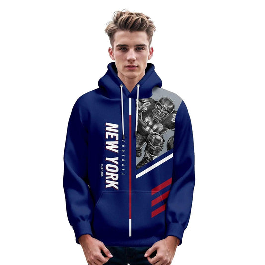  Personalized New York City Mascot 3D Print Football Hoodies with Custom Name and Number for Men, Women, and Youth -  ToylandEU™