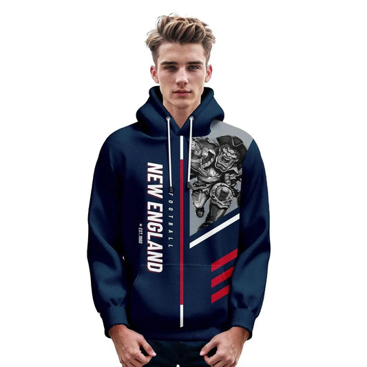  Personalized 3D Printed American Football Hoodies for Men, Women, and Youth - Custom Name & Number Sweatshirts -  ToylandEU™