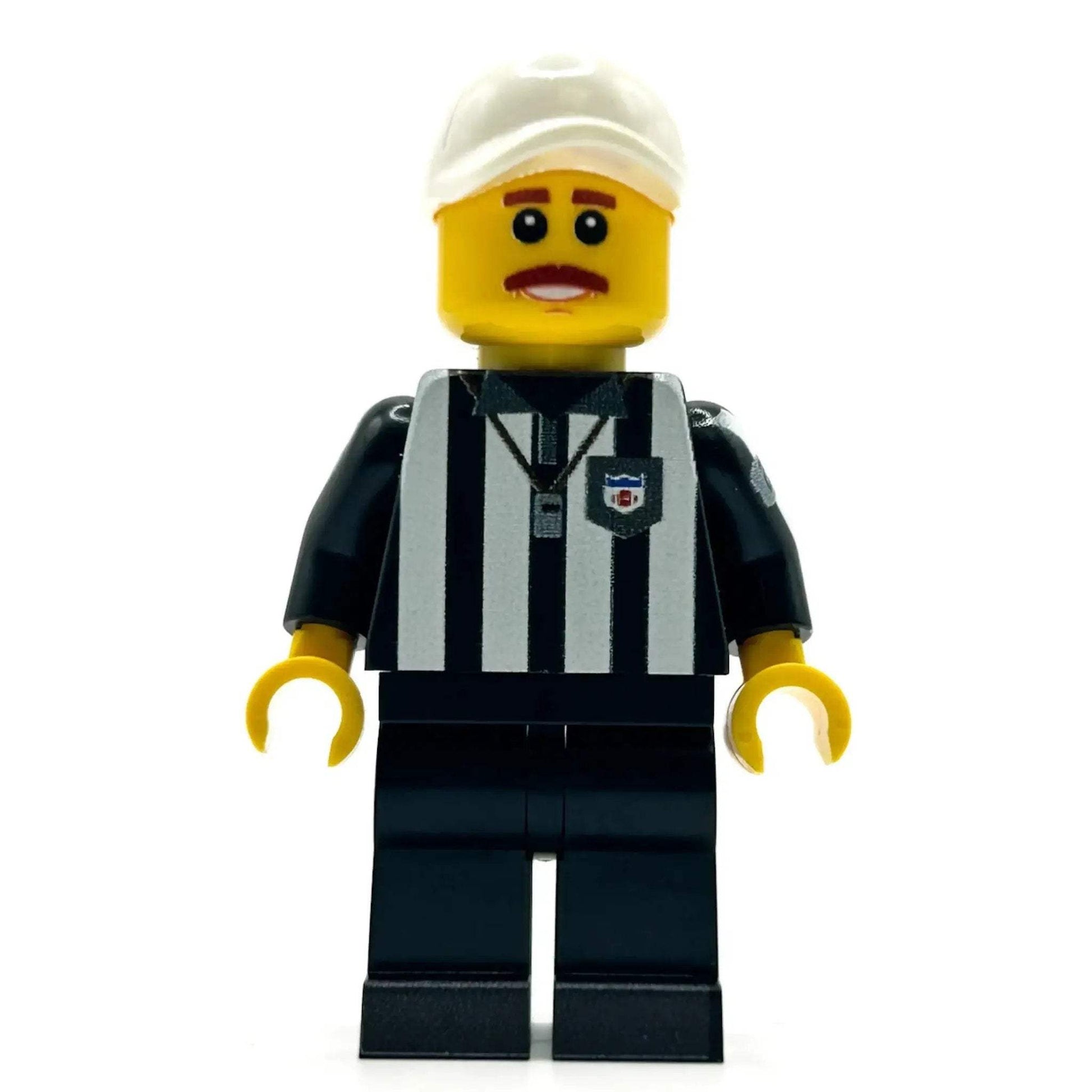  Football Referee Lego Minifig Custom Printed Details -  ToylandEU™
