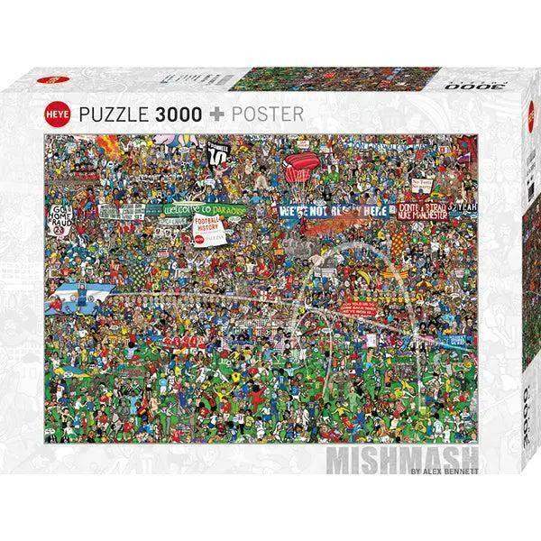 Football History Mismash 3000 Piece Jigsaw Puzzle Iconic Moments - ToylandEU