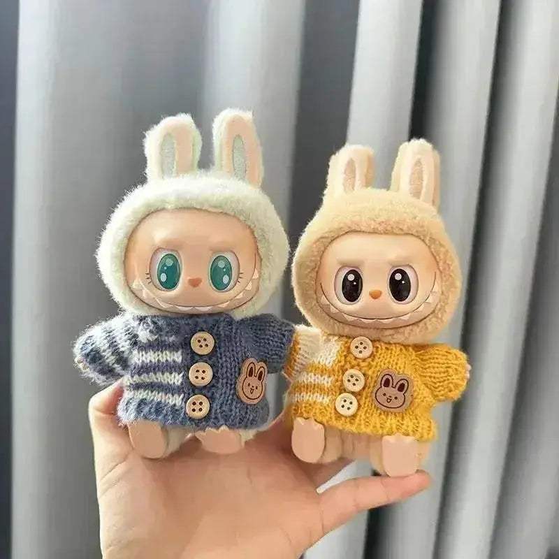 For 15-17cm Labubu Clothes Outfit Accessories Scarf Hat - ToylandEU