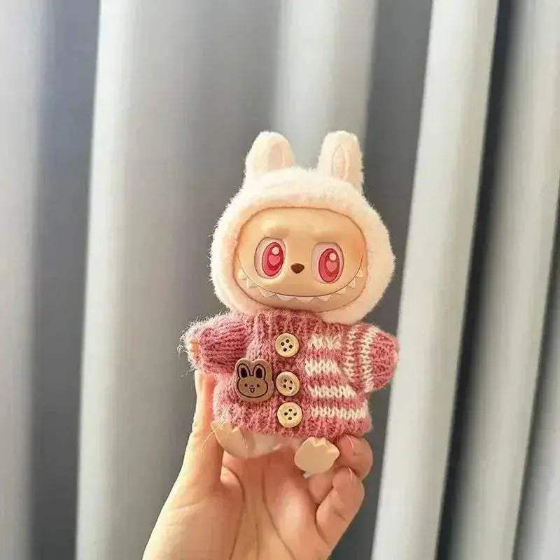 For 15-17cm Labubu Clothes Outfit Accessories Scarf Hat - ToylandEU