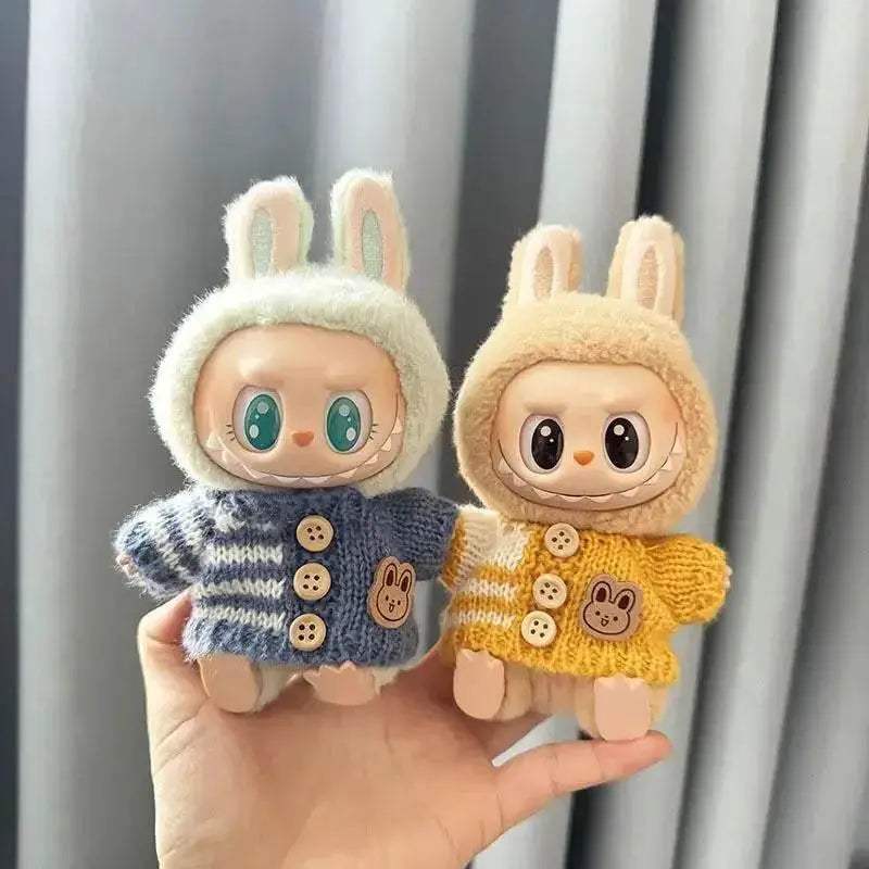 For 15-17cm Labubu Clothes Outfit Accessories Scarf Hat - ToylandEU