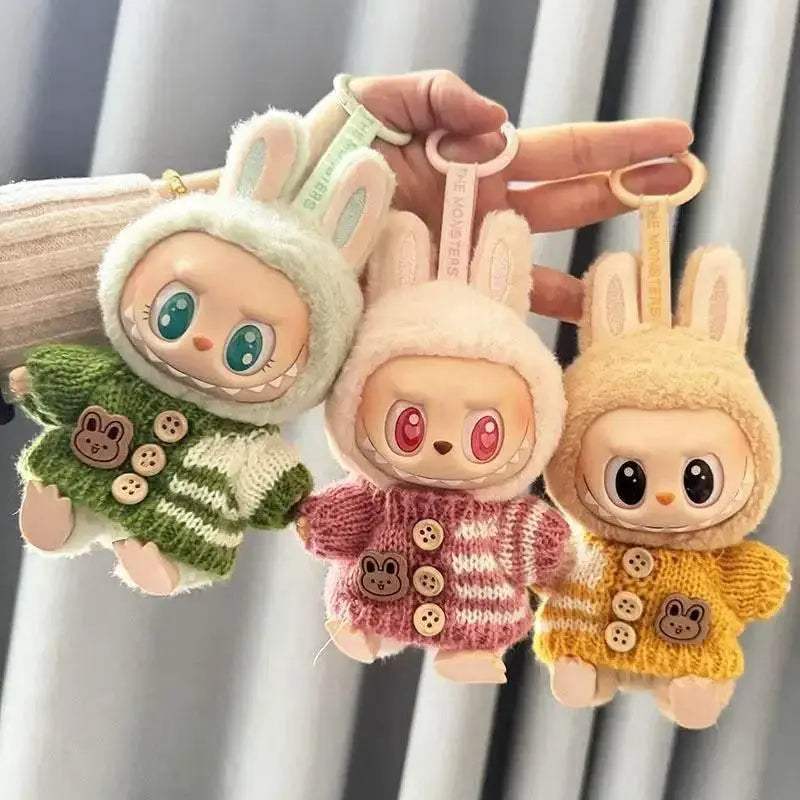 For 15-17cm Labubu Clothes Outfit Accessories Scarf Hat - ToylandEU