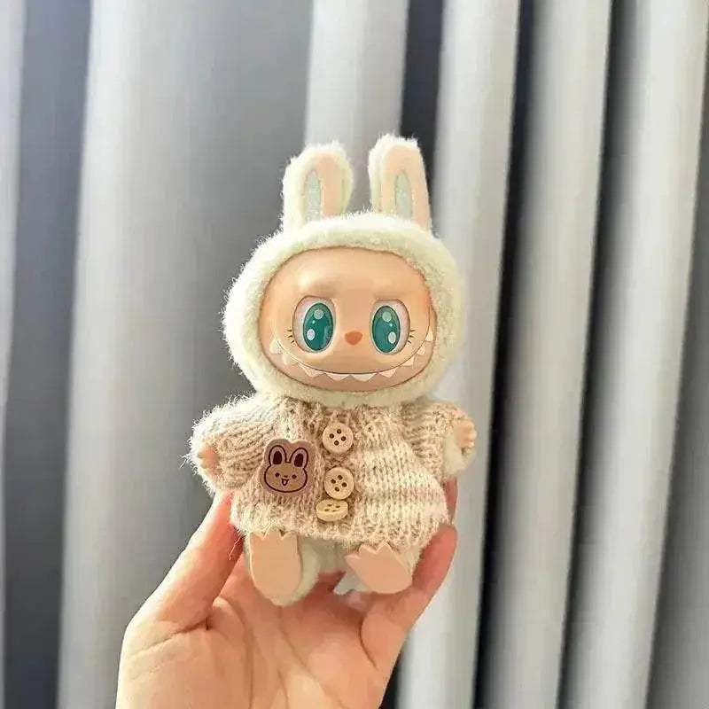 For 15-17cm Labubu Clothes Outfit Accessories Scarf Hat - ToylandEU