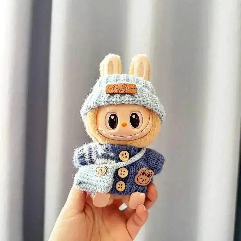  For 15-17cm Labubu Clothes Outfit Scarf Hat Doll Accessories -  ToylandEU™