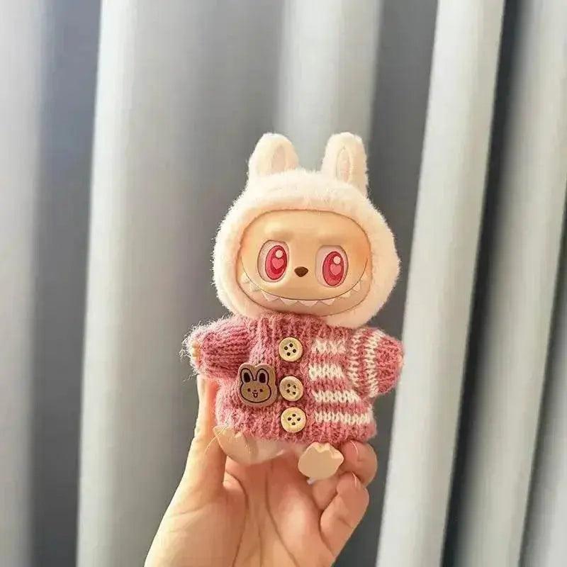  For 15-17cm Labubu Clothes Outfit Scarf Hat Doll Accessories -  ToylandEU™