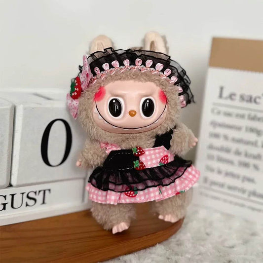 For 15-17cm Labubu Doll Clothes Hoodies Color Match Cute Doll Accessories Little Cloths - ToylandEU