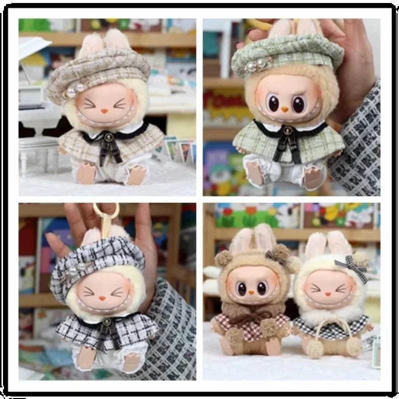 For 15cm Cute Labubu V1 V2 Mini Doll Stylish Cape Set - ToylandEU
