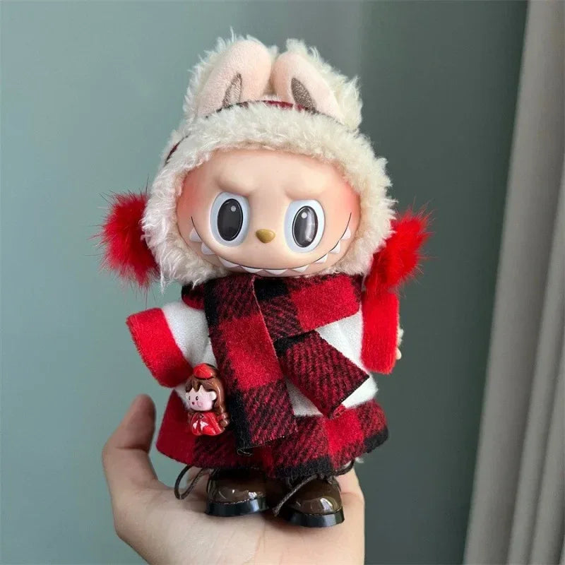 For 17CM Labubu Clothes Accessories for Korea Kpop Exo 17cm Labubu Clothing Set Gift - ToylandEU