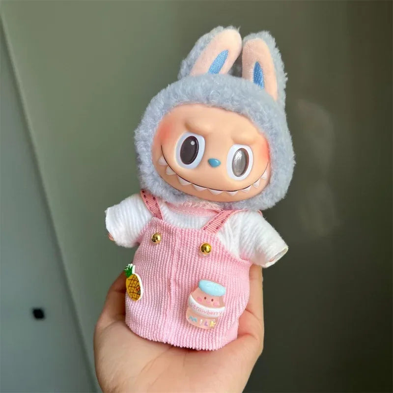 For 17CM Labubu Clothes Accessories for Korea Kpop Exo 17cm Labubu Clothing Set Gift - ToylandEU