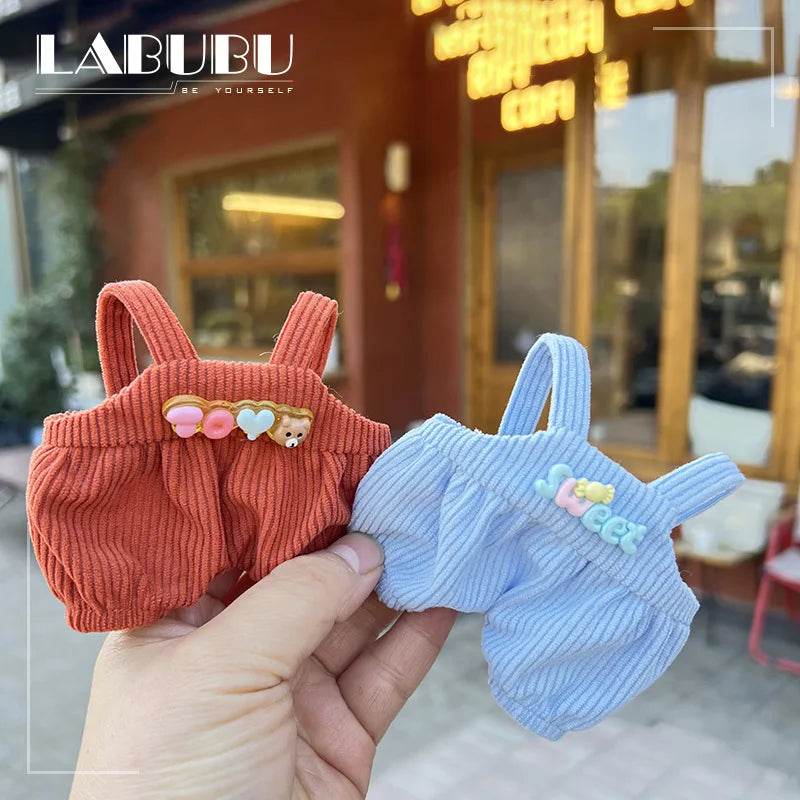 For 17cm Cute Mini Labubu Clothes Kawaii Cartoon Outfit - ToylandEU