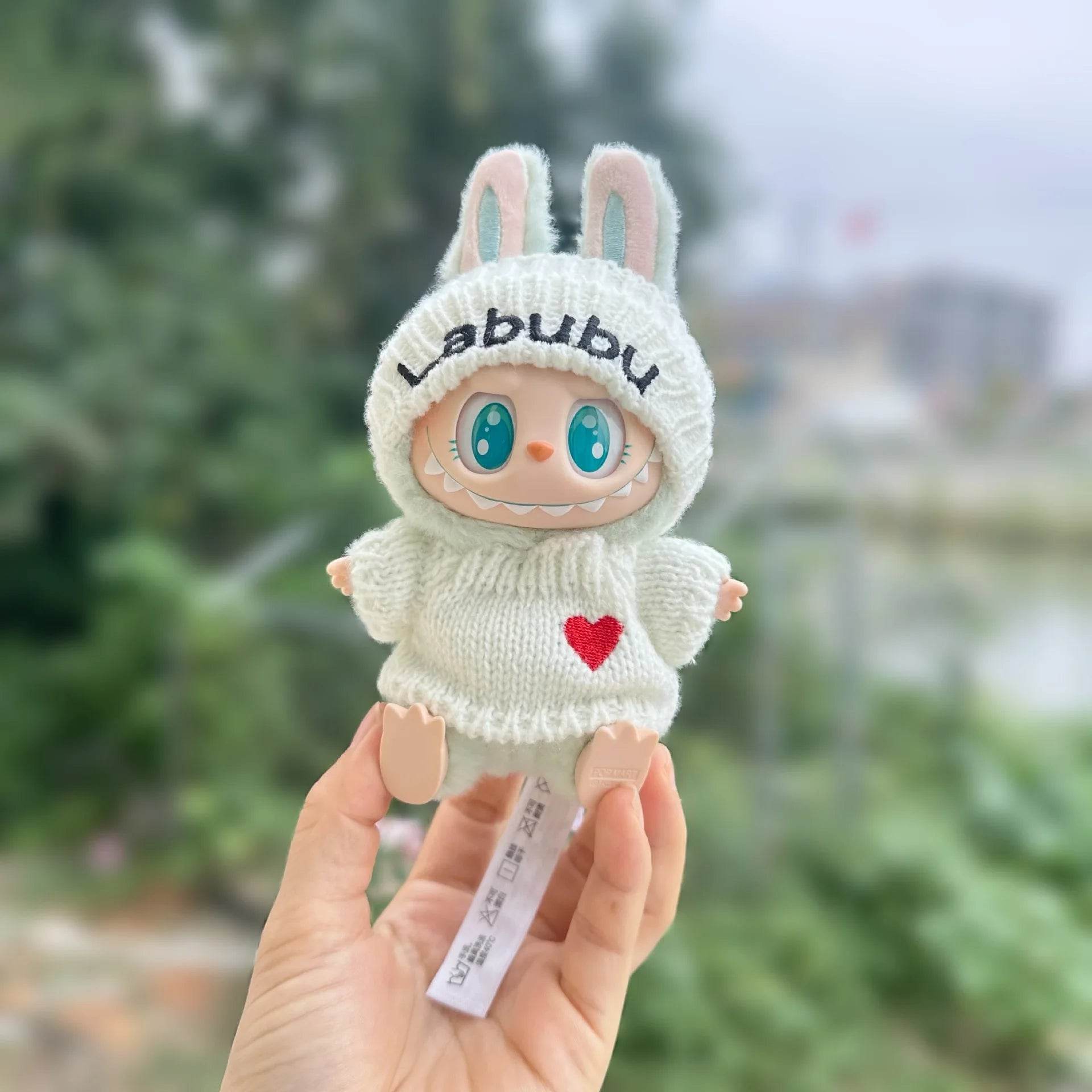 For 17cm Labubu Idol V1 V2 Hoodies Clothes Fashion Doll Outfit - ToylandEU