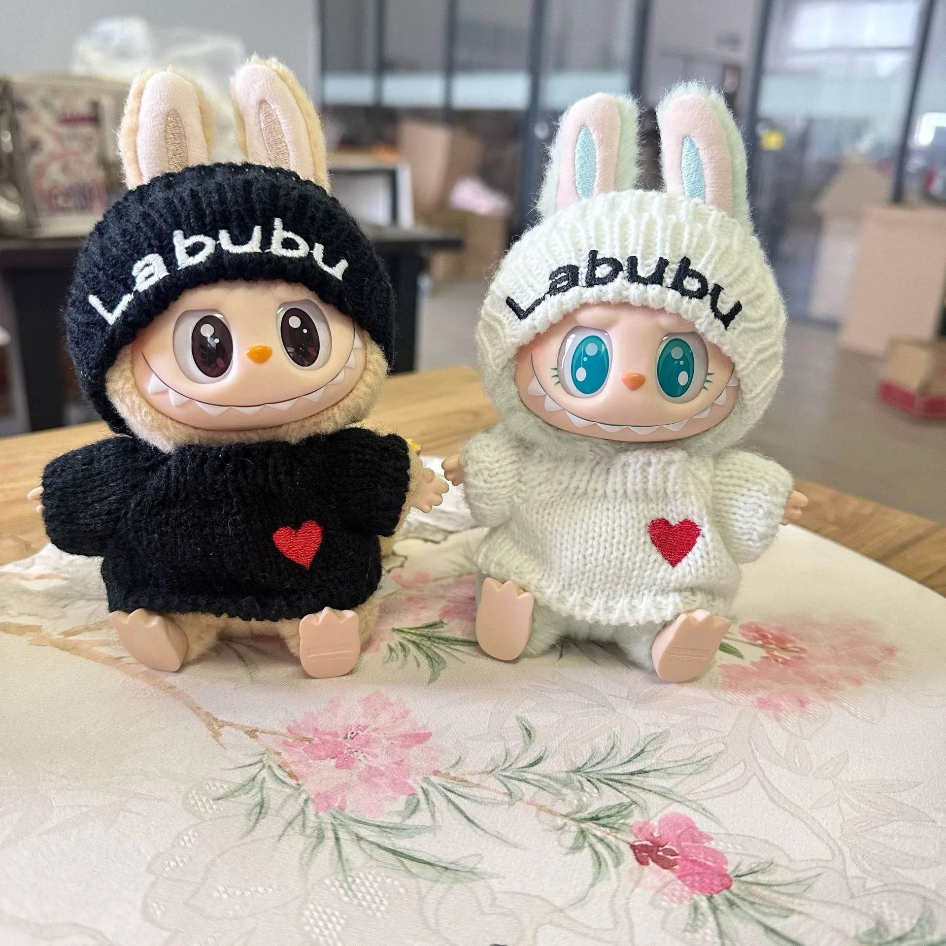 For 17cm Labubu Idol V1 V2 Hoodies Clothes Fashion Doll Outfit - ToylandEU
