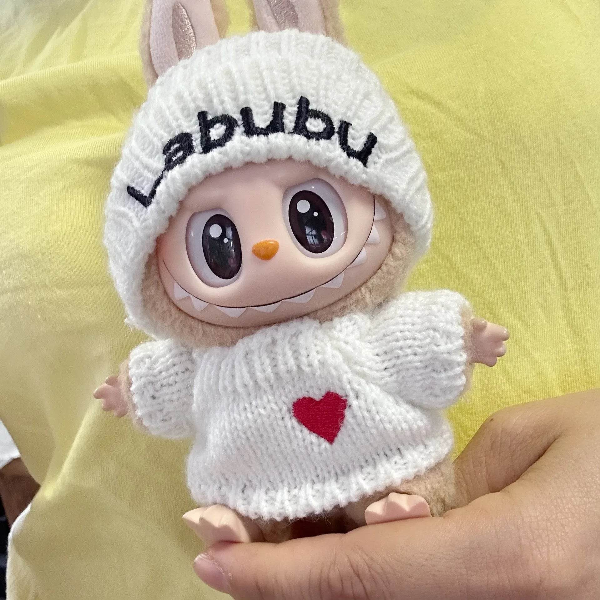 For 17cm Labubu Idol V1 V2 Hoodies Clothes Fashion Doll Outfit - ToylandEU