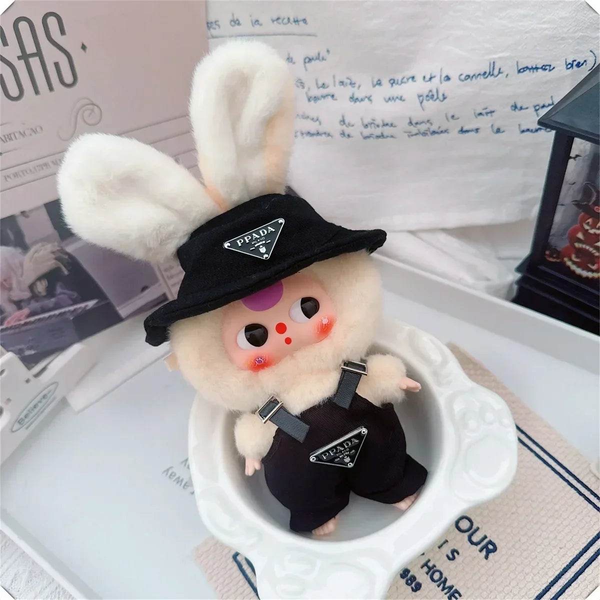 For 17cm Labubus Mini Doll Clothes Outfit Hat Shoes Toys - ToylandEU