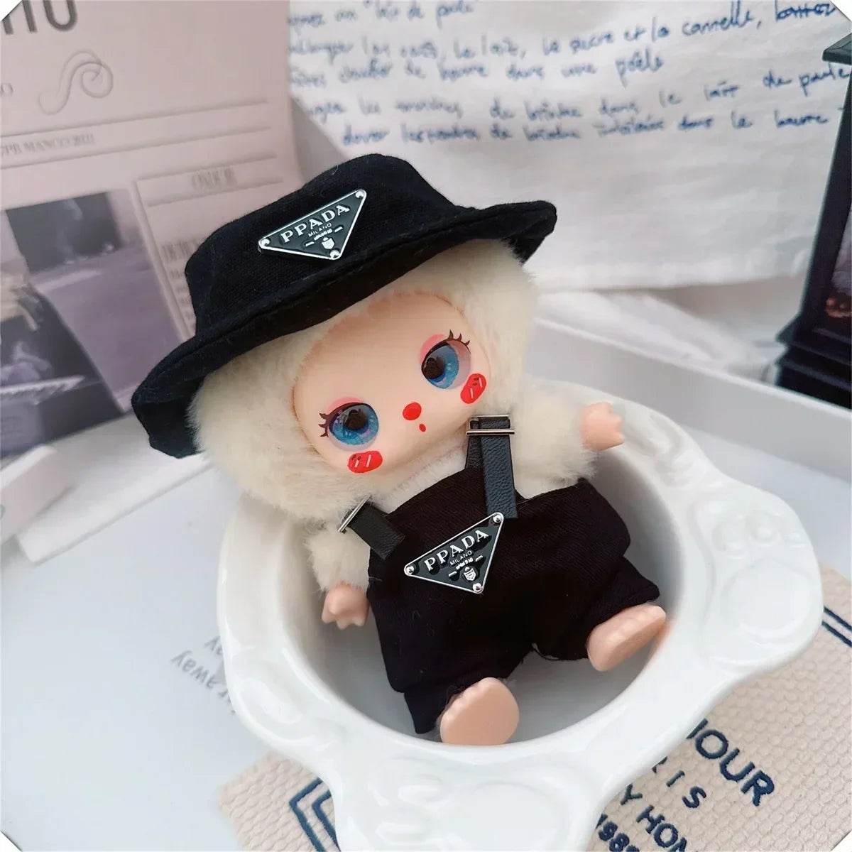 For 17cm Labubus Mini Doll Clothes Outfit Hat Shoes Toys - ToylandEU