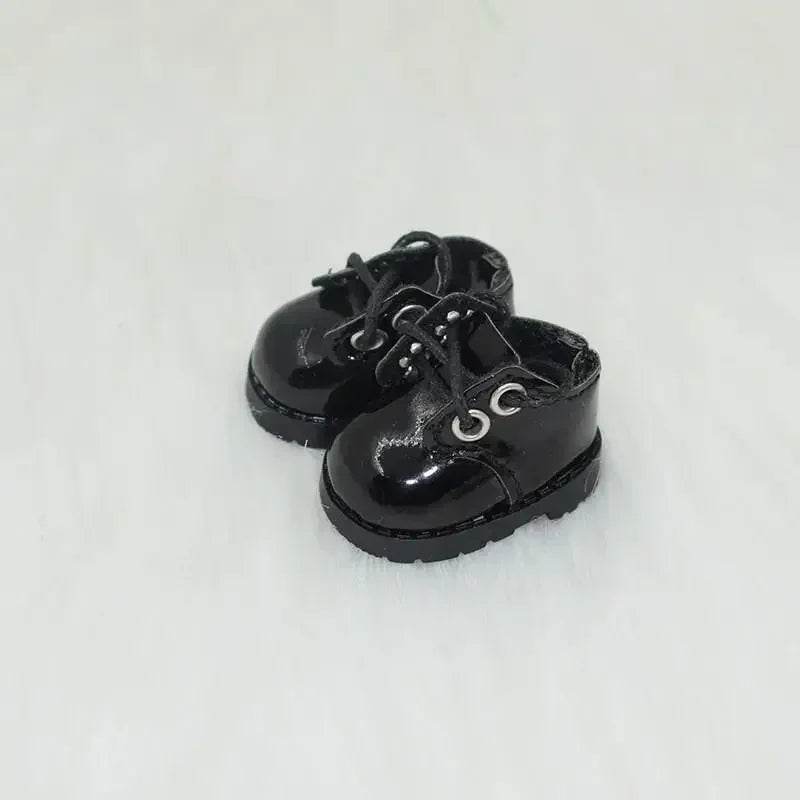 For BabyThree V3 17cm Labubu Doll Mini Shiny Leather Shoes DIY Makeup Shoe Toy 3.8 x 3 x 2.4cm - ToylandEU