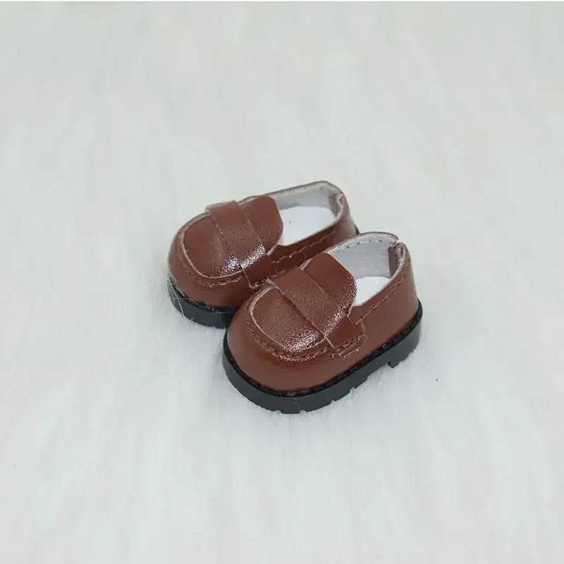 For BabyThree V3 17cm Labubu Doll Mini Shiny Leather Shoes DIY Makeup Shoe Toy 3.8 x 3 x 2.4cm - ToylandEU