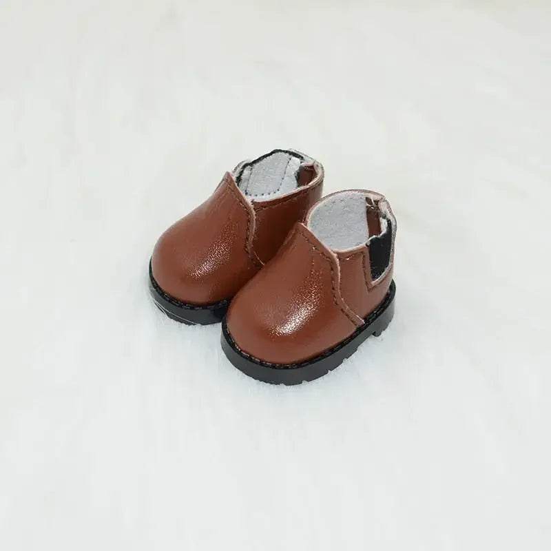 For BabyThree V3 17cm Labubu Doll Mini Shiny Leather Shoes DIY Makeup Shoe Toy 3.8 x 3 x 2.4cm - ToylandEU