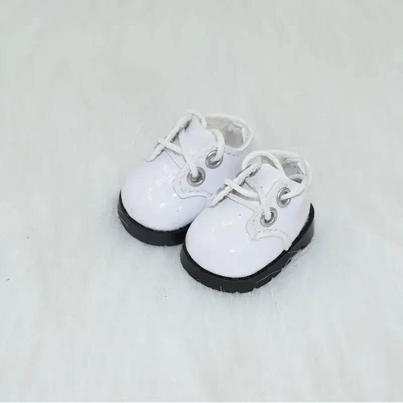 For BabyThree V3 17cm Labubu Doll Mini Shiny Leather Shoes DIY Makeup Shoe Toy 3.8 x 3 x 2.4cm - ToylandEU