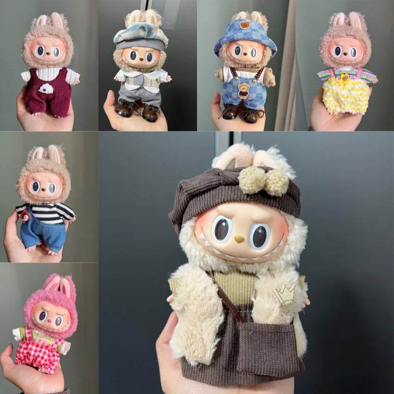 For Korea Kpop Exo 17cm Labubu V1 V2 Gift Set Accessories - ToylandEU