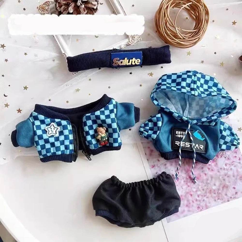 For Labubu 17cm Doll Clothes Mini Plush Dolls Outfit Accessories - ToylandEU
