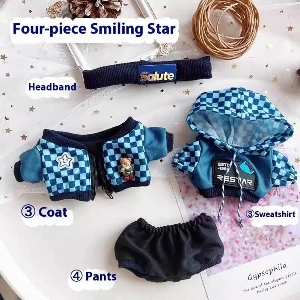 For Labubu 17cm Doll Clothes Mini Plush Dolls Outfit Accessories - ToylandEU