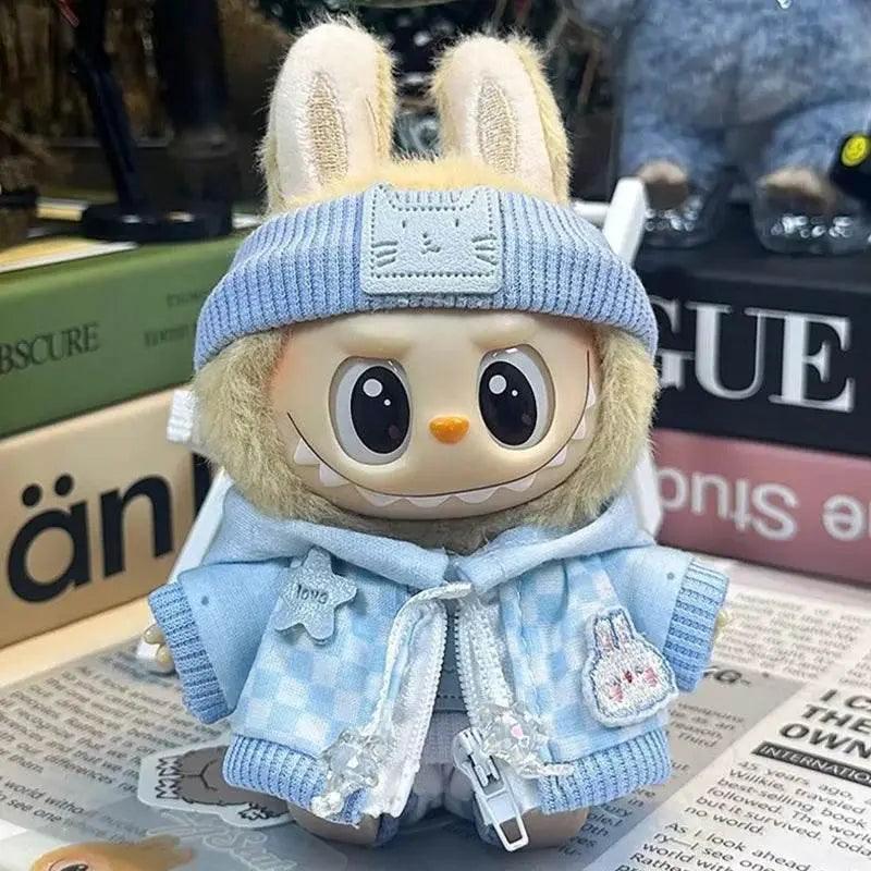  For Labubu 17cm Doll Outfit Accessories Sporty Zip-up -  ToylandEU™