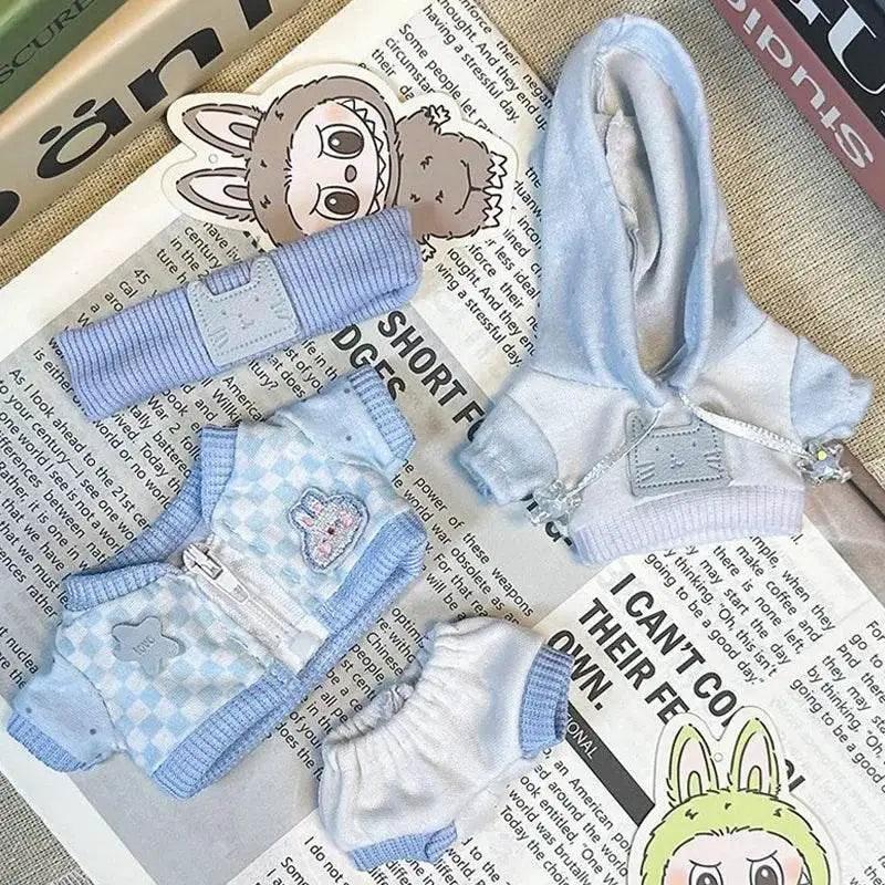  For Labubu 17cm Doll Outfit Accessories Sporty Zip-up -  ToylandEU™