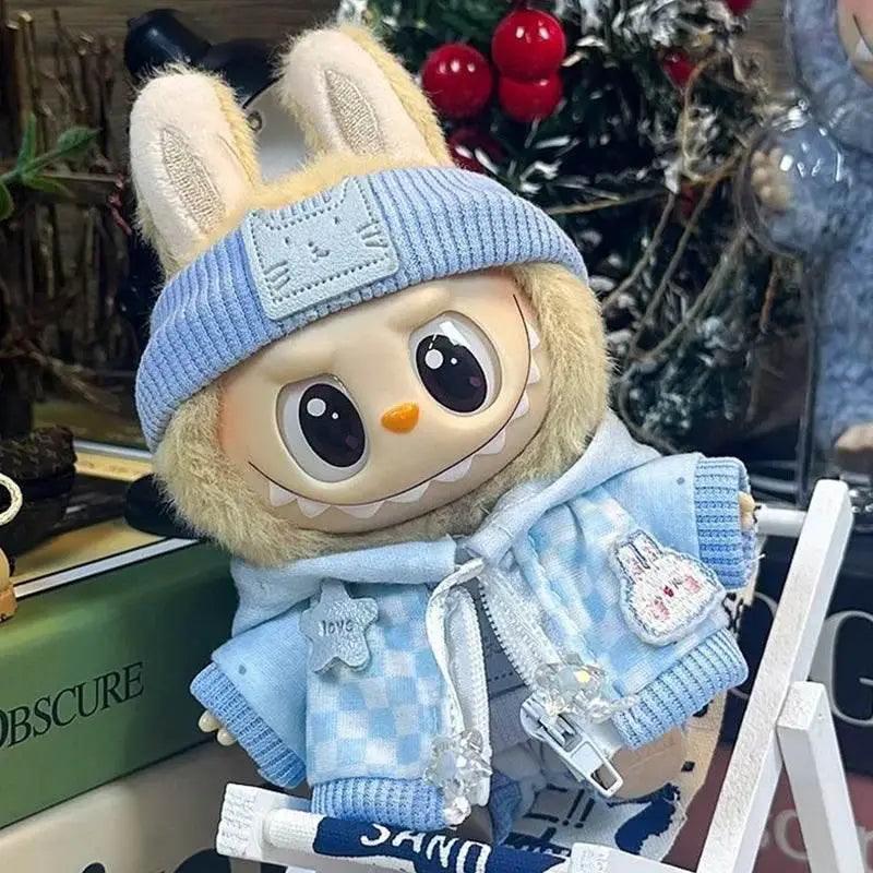  For Labubu 17cm Doll Outfit Accessories Sporty Zip-up -  ToylandEU™