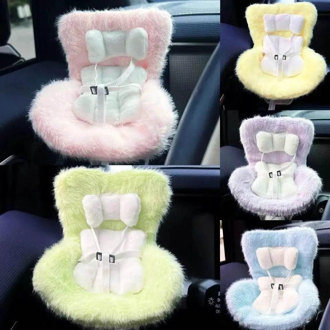  For Labubu Car Doll Safety Seat Plush Decoration Suit -  ToylandEU™