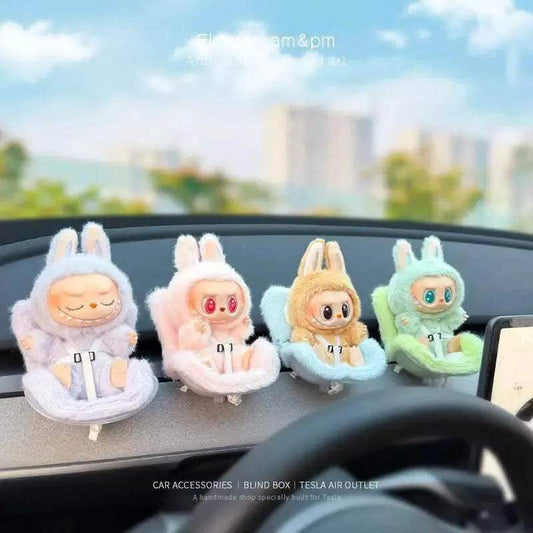 For Labubu Car Doll Safety Seat Plush Decoration Suit -  ToylandEU™