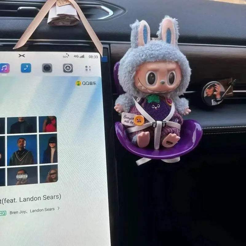  For Labubu Car Doll Safety Seat Plush Decoration Suit -  ToylandEU™