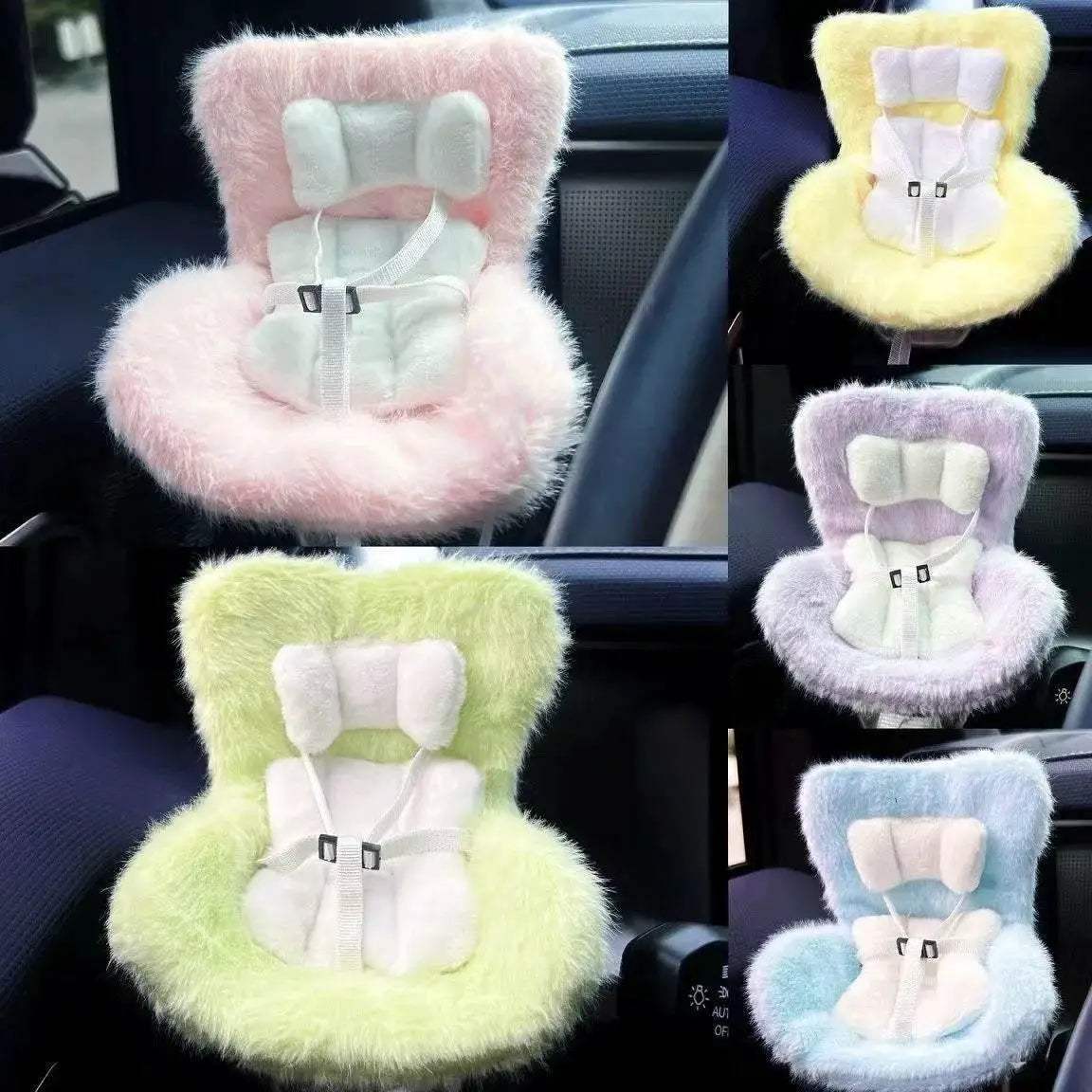  For Labubu Car Doll Safety Seat Plush Decoration Suit -  ToylandEU™