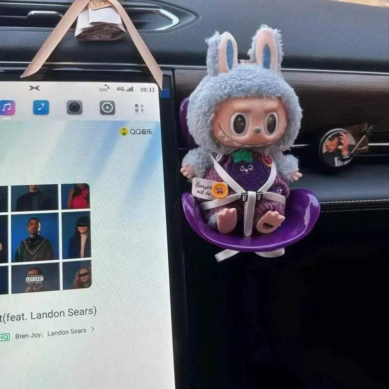  For Labubu Car Doll Safety Seat Plush Decoration Suit -  ToylandEU™