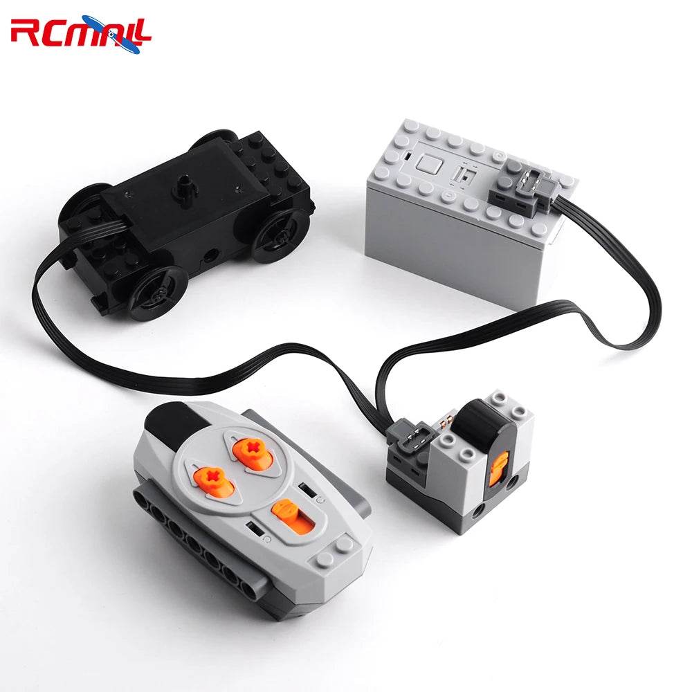 For Power Functions Parts Building Blocks Train Track Motor Battery Box Receiver for Legoeds - ToylandEU