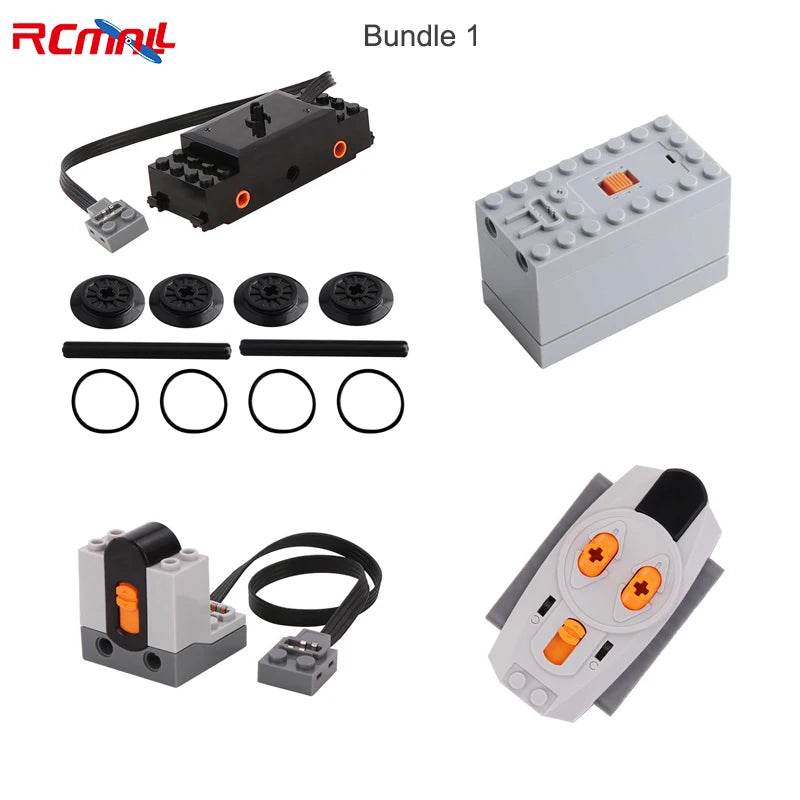 For Power Functions Parts Building Blocks Train Track Motor Battery Box Receiver for Legoeds - ToylandEU