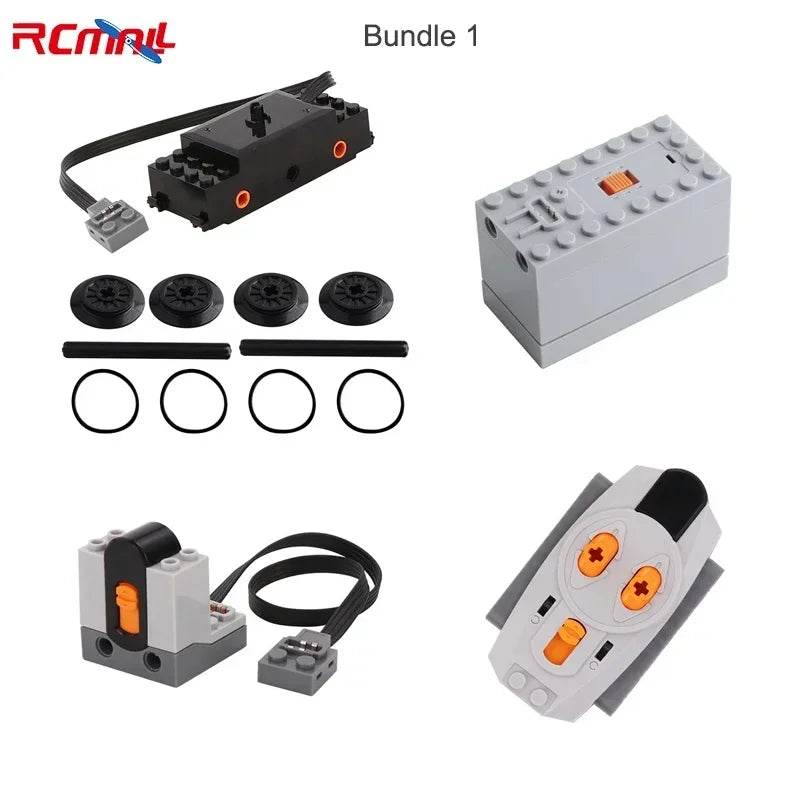For Power Functions Parts Building Blocks Train Track Motor Battery Box Receiver for Legoeds - ToylandEU
