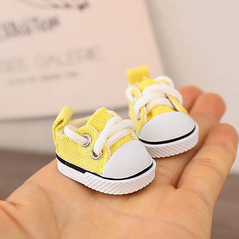For Ropa LABUBU 15 17cm Cotton Dolls Casual Sports Canvas Shoes Martin Boots Accessories for LABUBU Outfits - ToylandEU