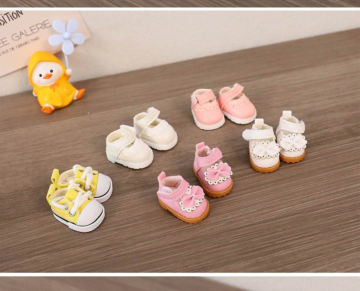 For Ropa LABUBU 15 17cm Cotton Dolls Casual Sports Canvas Shoes Martin Boots Accessories for LABUBU Outfits - ToylandEU