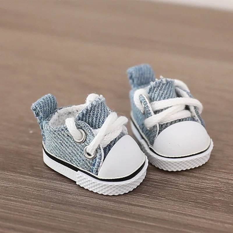 For Ropa LABUBU 15 17cm Cotton Dolls Casual Sports Canvas Shoes Martin Boots Accessories for LABUBU Outfits - ToylandEU